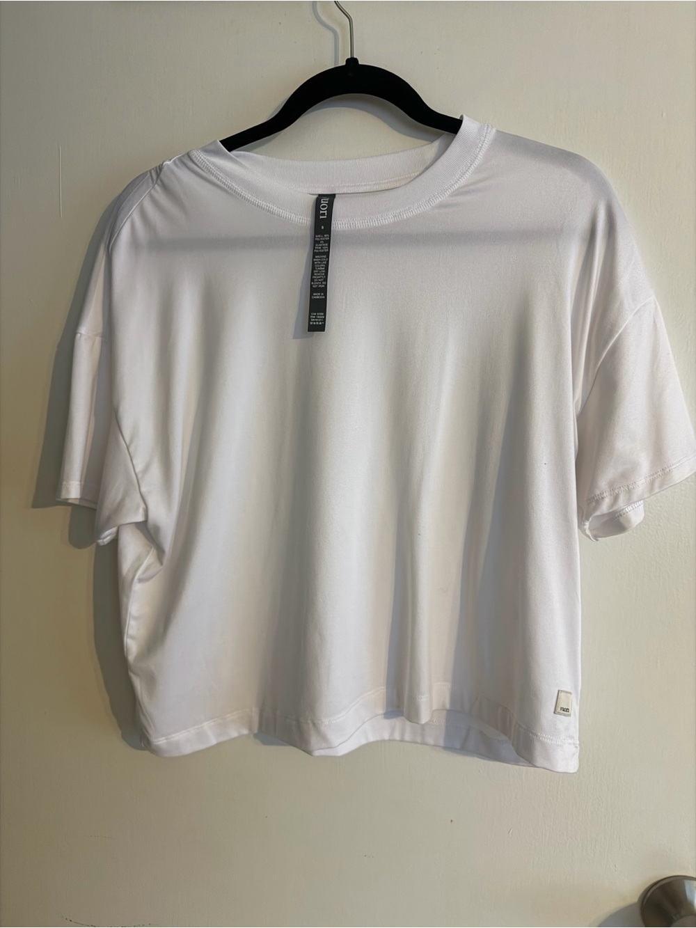 Vuori White Relaxed Crew Tee